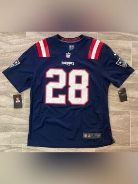 New England Patriots James White #28 Nike On Field Jersey NWT New With Tags $100